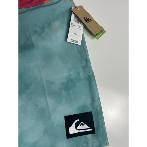 Quiksilver Boys Surfsilk Acid Wash 15" Boardshorts NWT Size 30/16 - Picture 8 of 10
